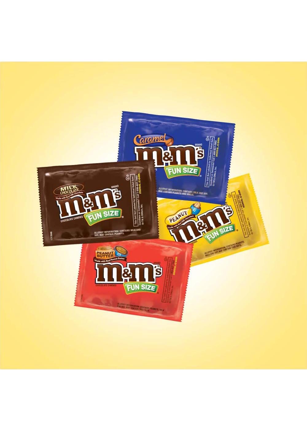 M&M'S Milk Chocolate Peanut And Peanut Butter Fun Size Assortment