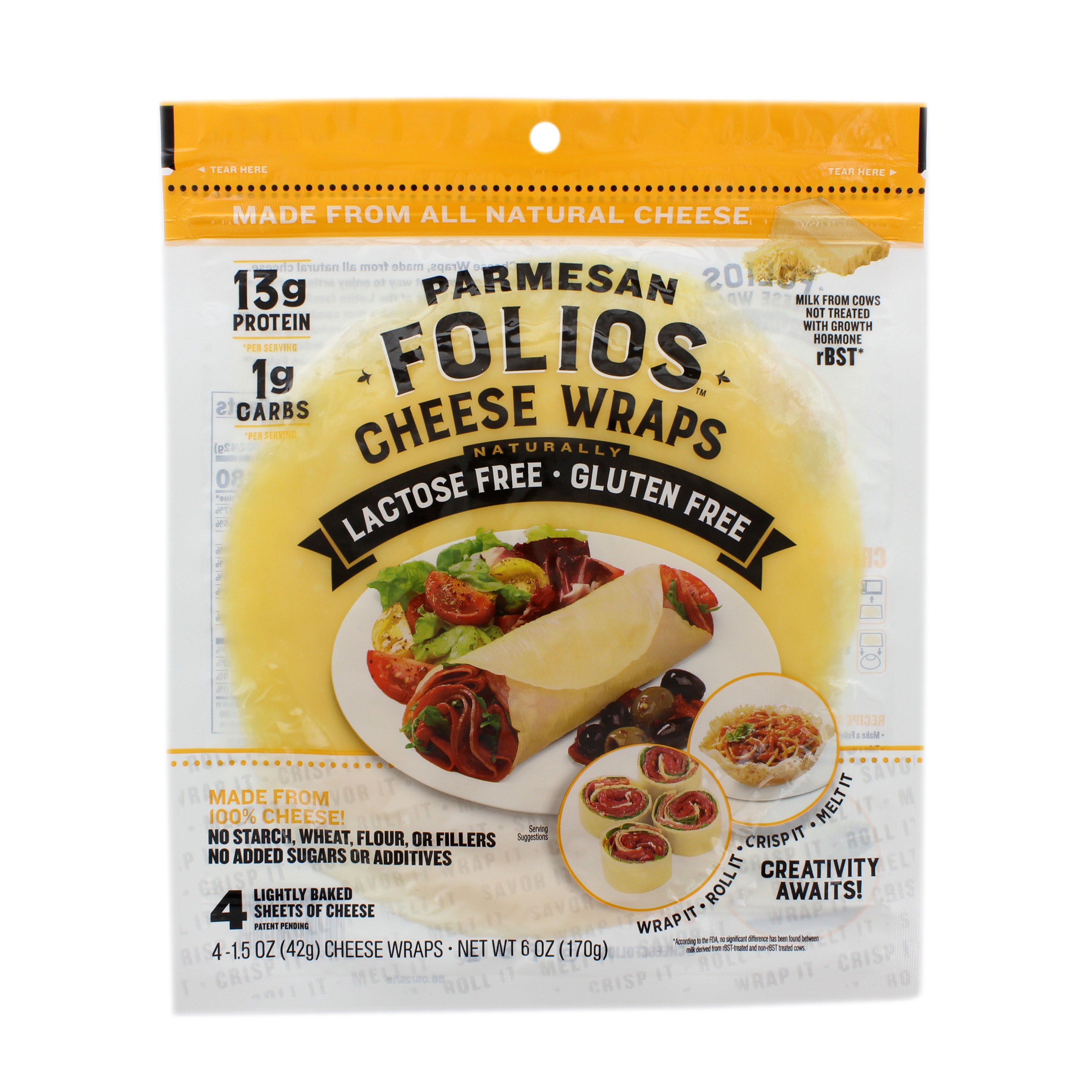 Folios Parmesan Cheese Wraps Shop Cheese at HEB