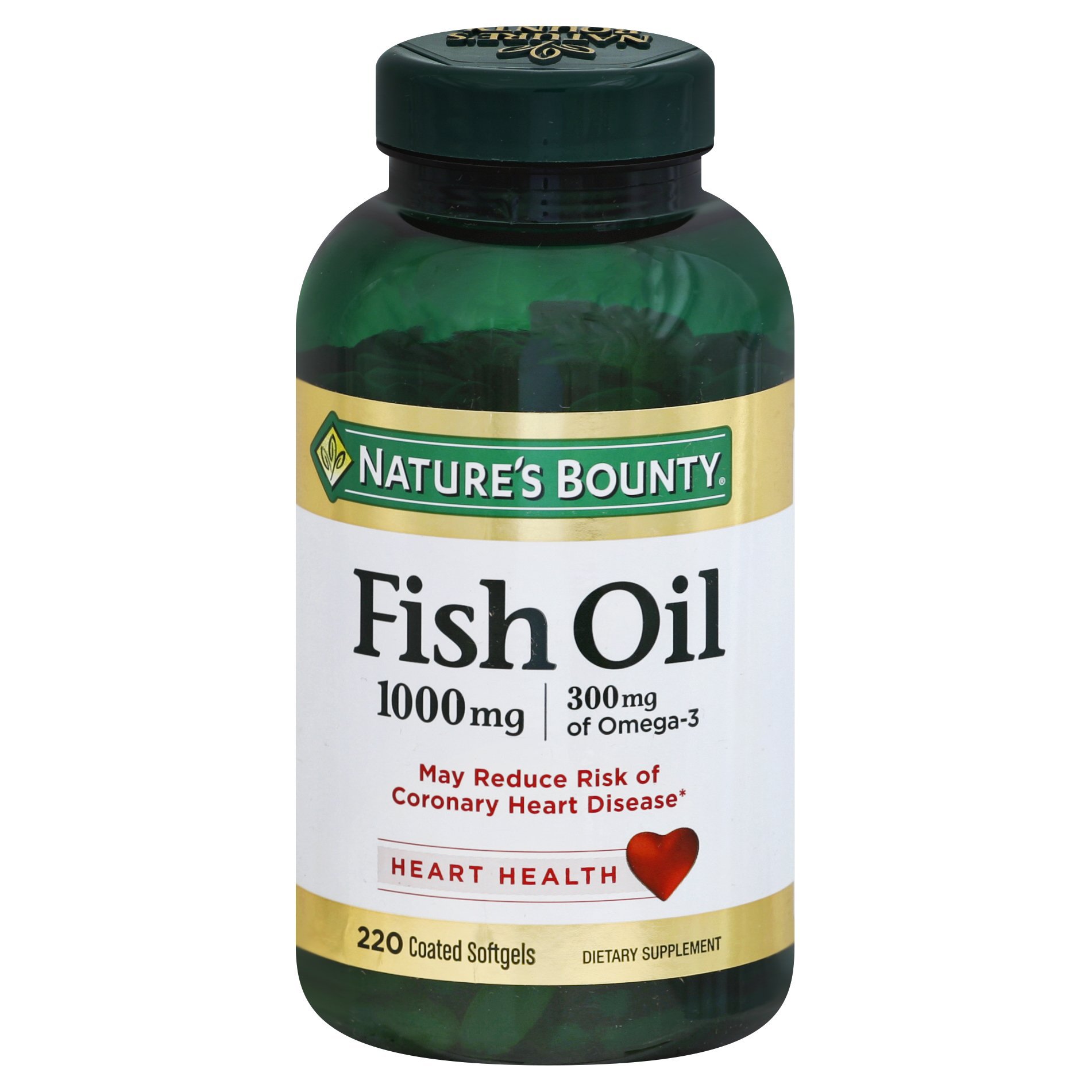 Nature's Bounty Fish Oil 1000 Mg Omega-3 Odorless Softgels - Shop Diet ...