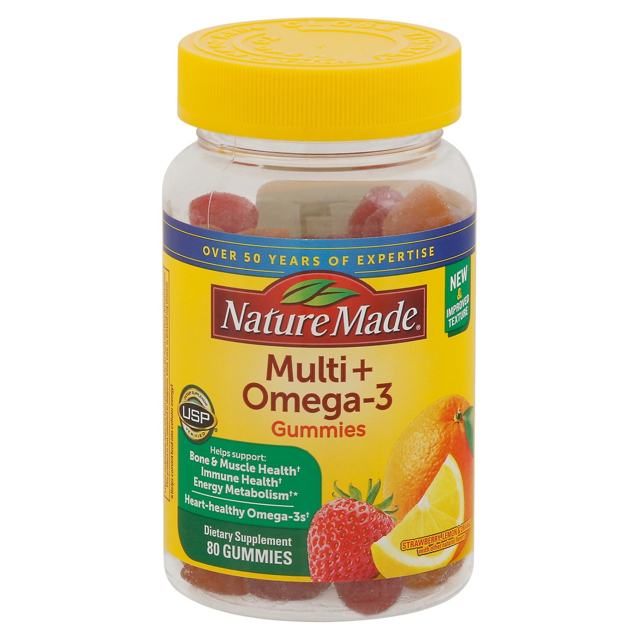 Nature Made Multi + Omega-3 Gummies - Shop Multivitamins at H-E-B