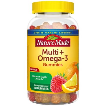 Nature Made Multi + Omega-3 Adult Gummies, 140 ct