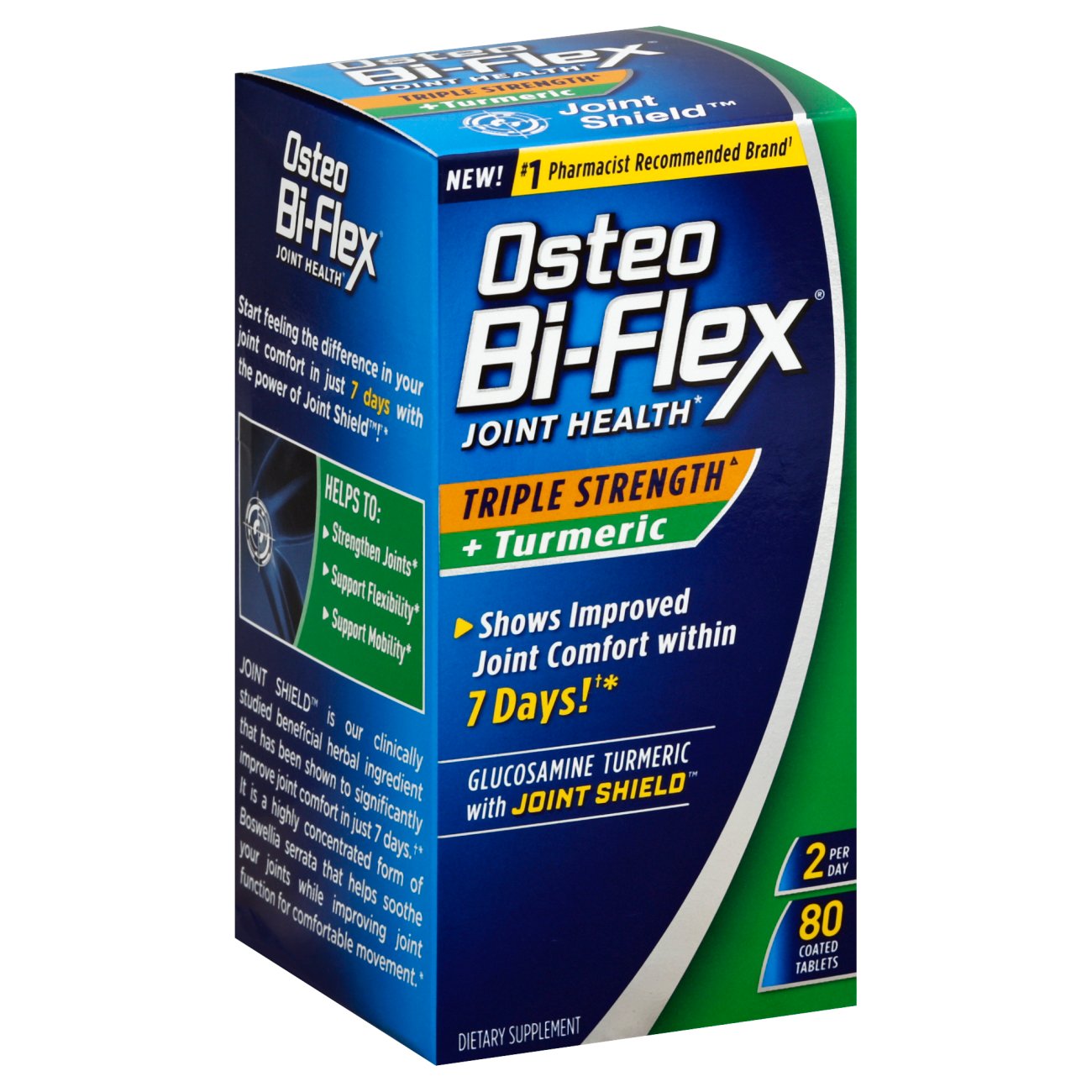 Osteo Bi-Flex Joint Health Triple Strength + Turmeric Coated Tablets, 80 ct