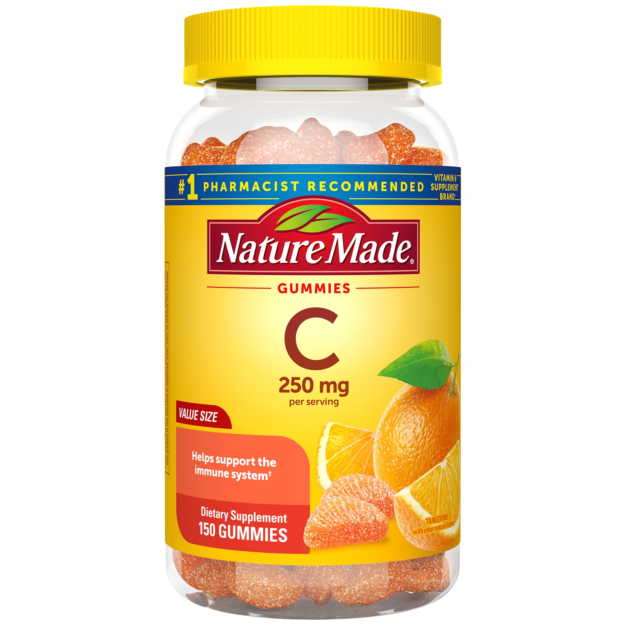 Nature Made Vitamin C 250 mg Adult Gummies Tangerine Shop Vitamins AZ at HEB