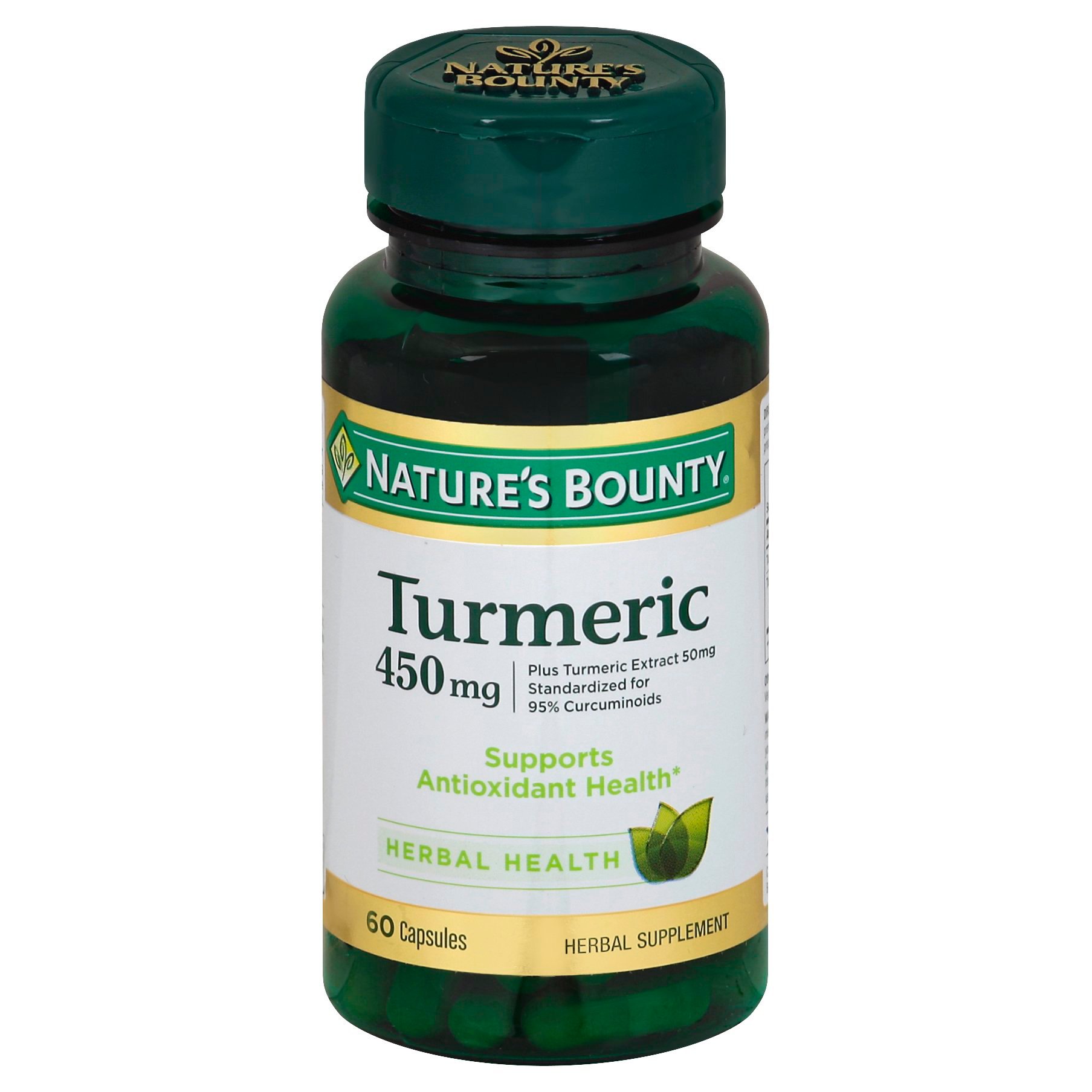 Nature's Bounty Turmeric Curcumin 450 mg Capsules Shop Herbs