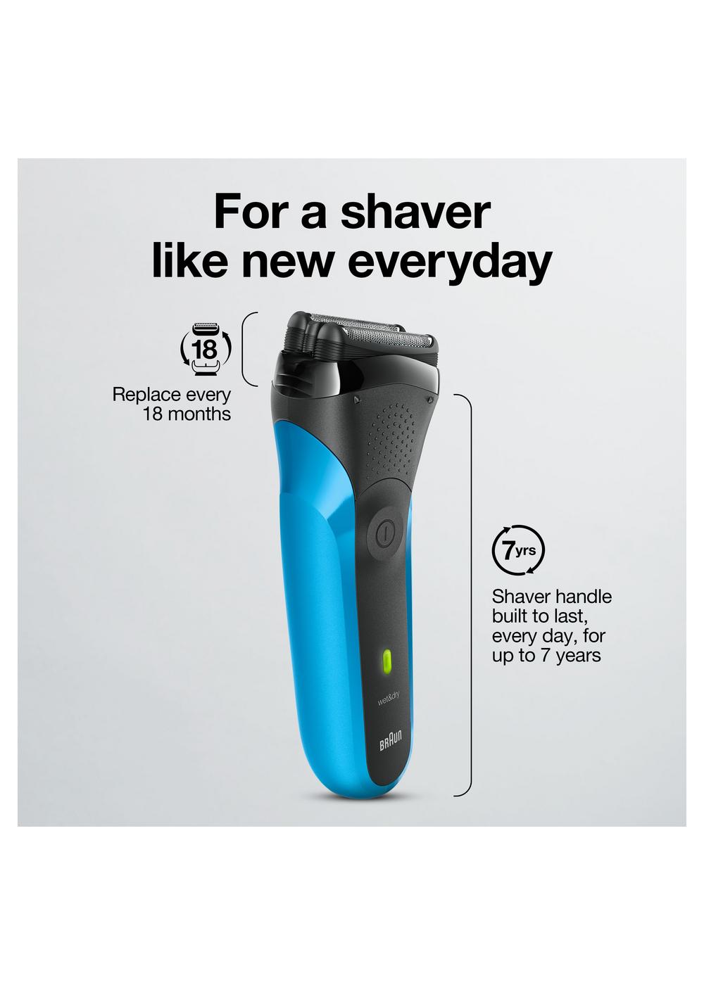 Braun Series 3 ProSkin Wet & Dry Electric Shaver; image 7 of 9