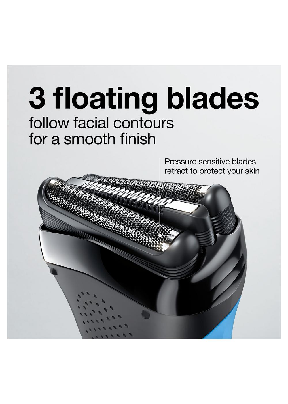 Braun Series 3 ProSkin Wet & Dry Electric Shaver; image 9 of 9