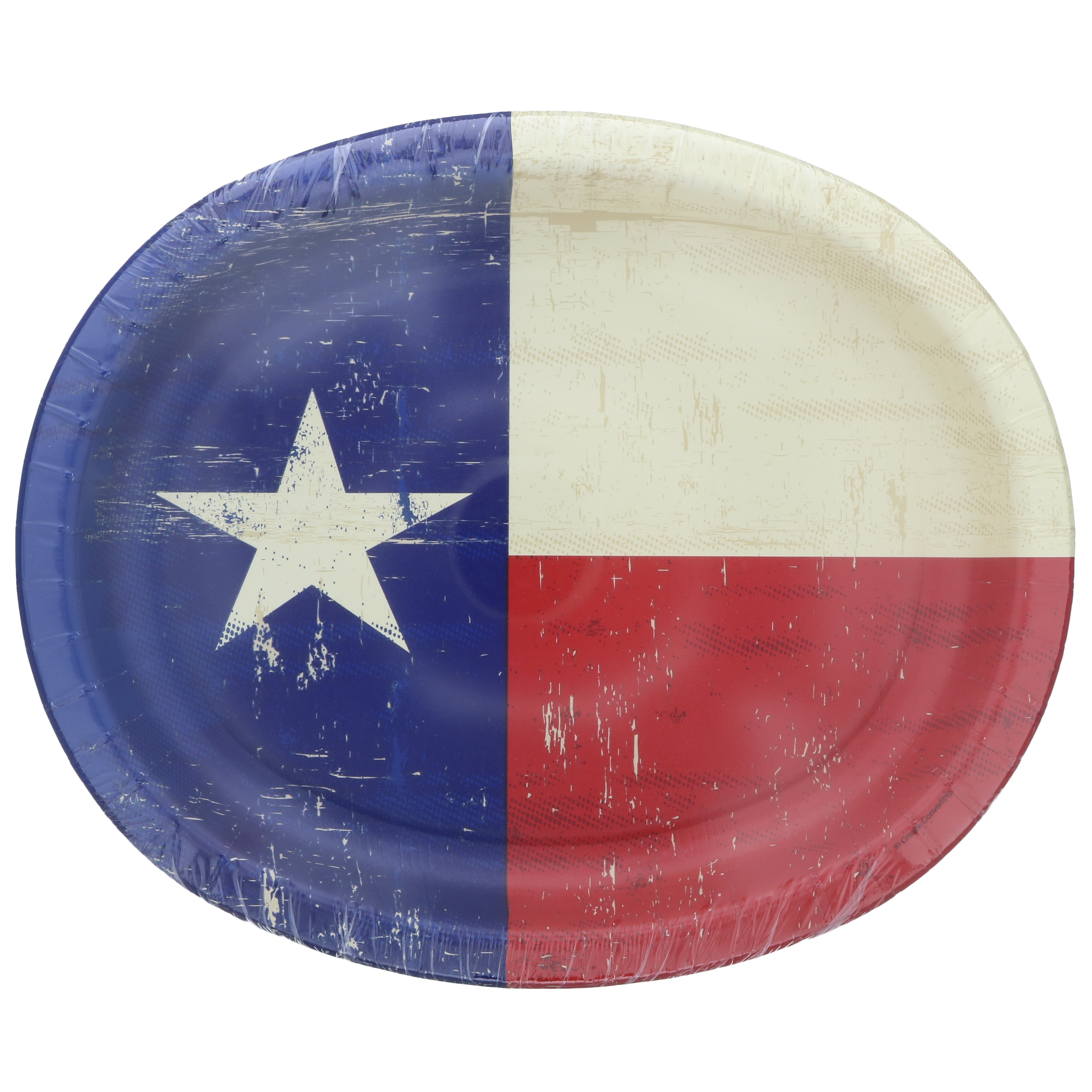 Creative Converting Texas Oval Paper Plates Shop Serving Dishes at HEB