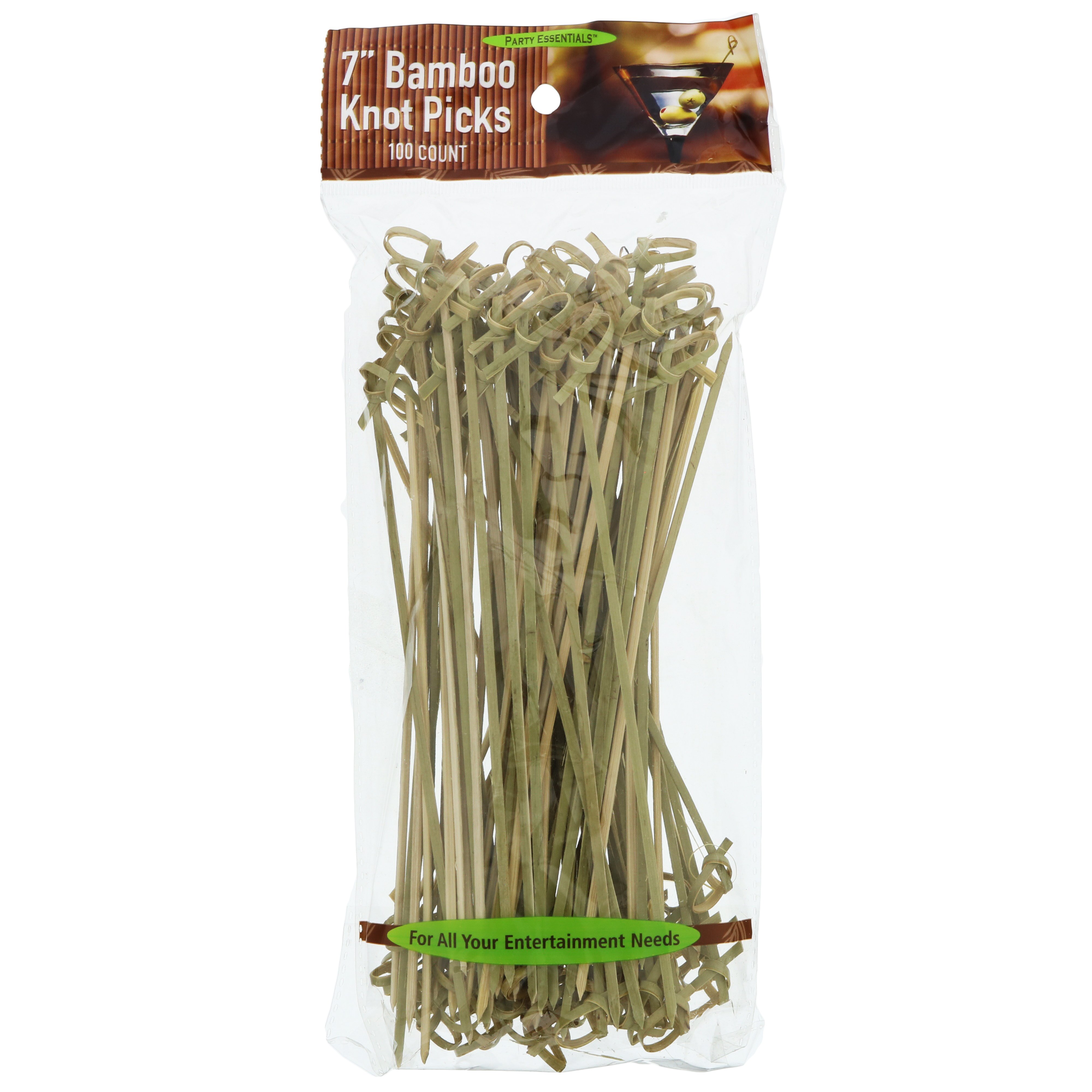 Northwest Party Essentials Bamboo Knot Picks Shop Toothpicks at HEB