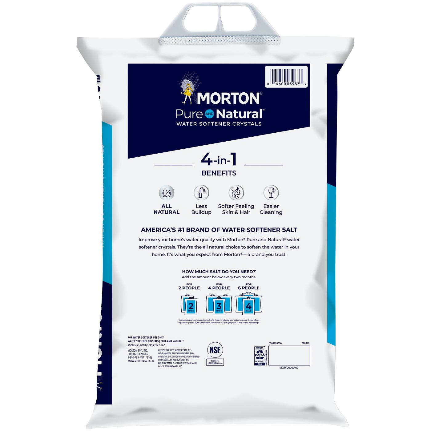 Morton Pure and Natural® Water Softener Salt Crystals; image 3 of 5