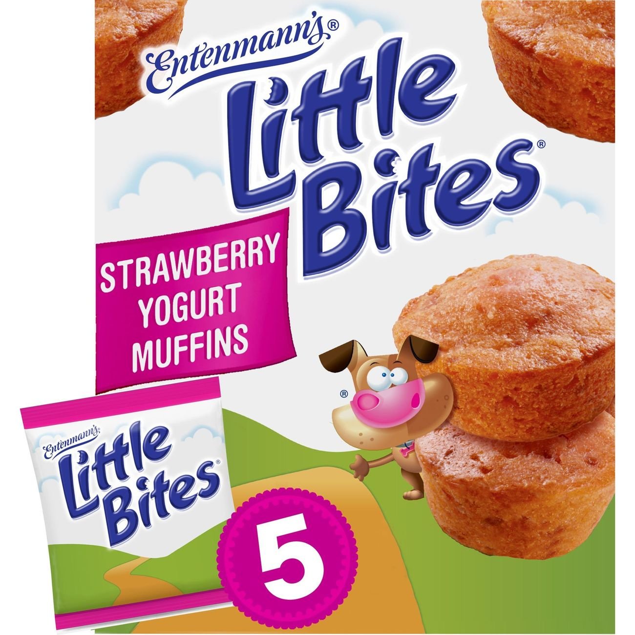 Entenmann's Little Bites Strawberry Yogurt Muffins Shop Snack cakes