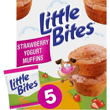 Entenmann's Little Bites Strawberry Yogurt Mini Muffins Packs, 5 ct