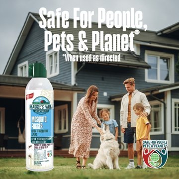 Maggie's Farm Simply Effective Mosquito Outdoor Fogger – Natural Fresh Scent, 14 oz