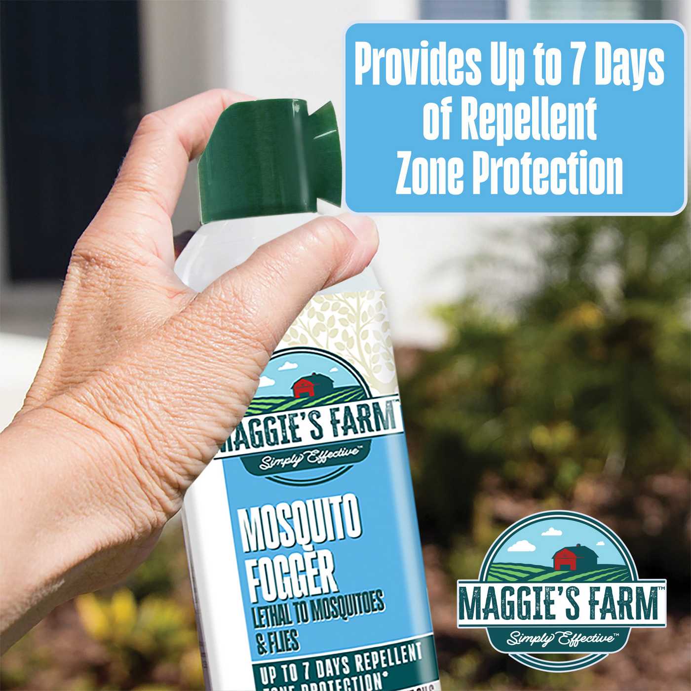 Maggie's Farm Simply Effective Mosquito Outdoor Fogger – Natural Fresh Scent; image 7 of 7