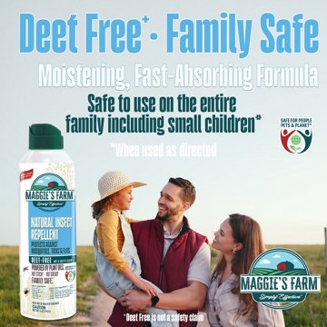 Maggie's Farm Simply Effective Natural Insect Repellent Spray, 6 oz