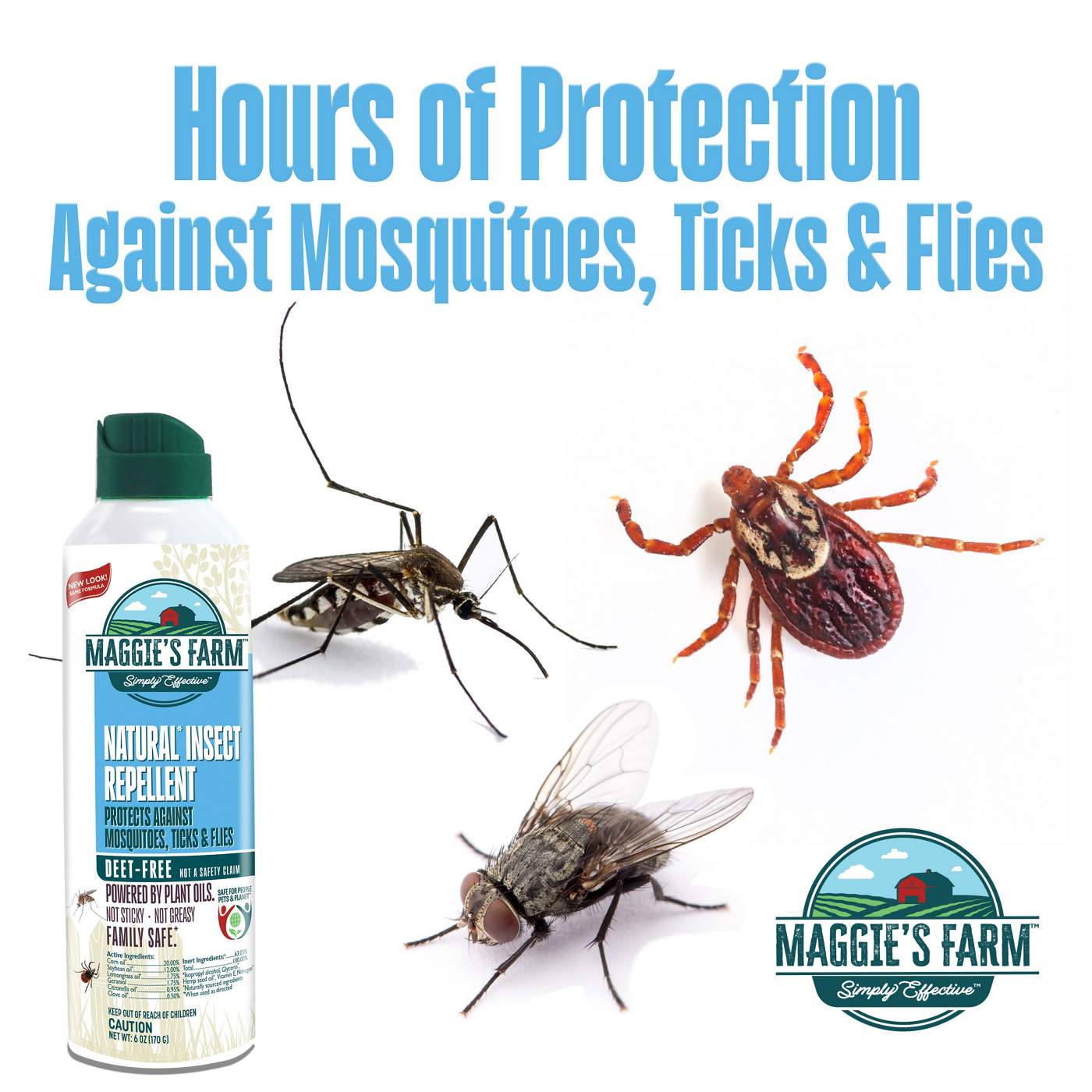 Maggie's Farm Simply Effective Natural Insect Repellent Spray; image 5 of 5