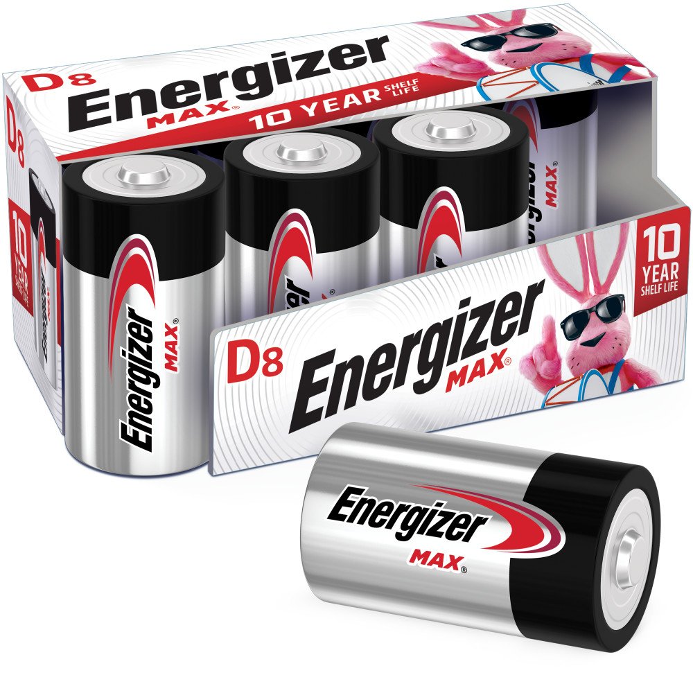 Energizer Alkaline MAX D Batteries Shop Batteries at HEB