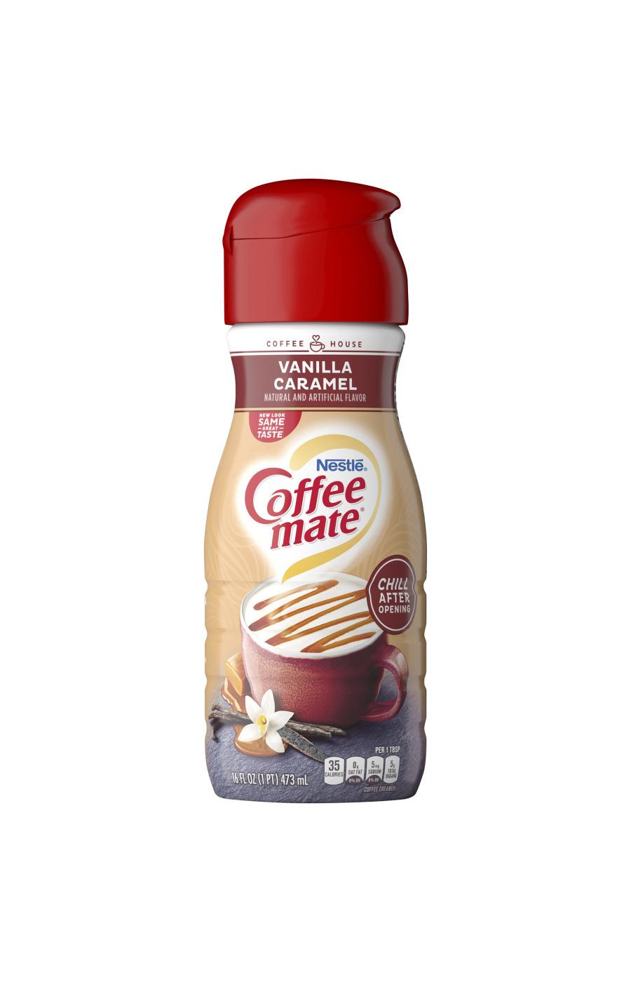 Nestle Coffee Mate Vanilla Caramel Liquid Coffee Creamer; image 1 of 3