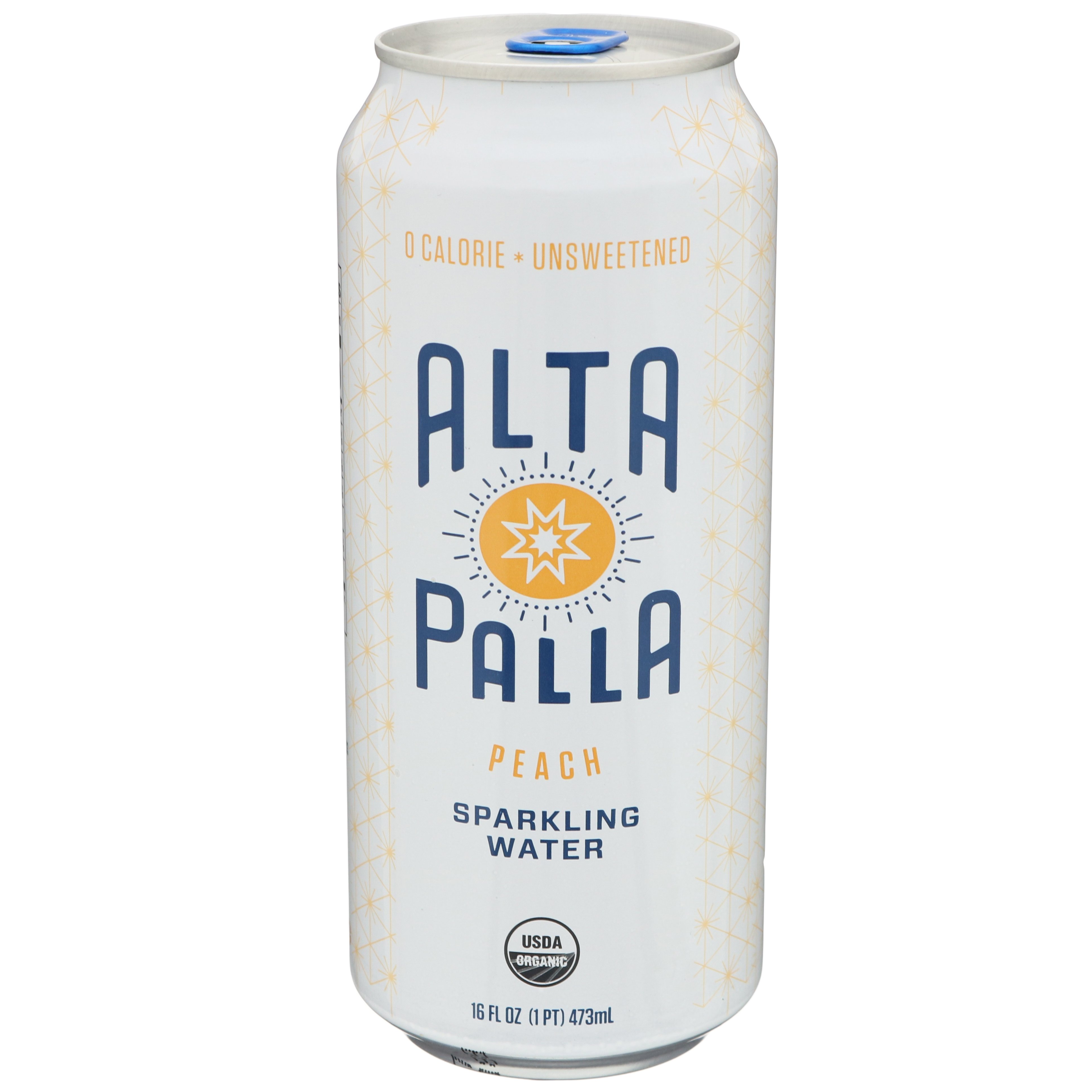 Alta Palla Peach Sparkling Water Organic Shop Water at HEB