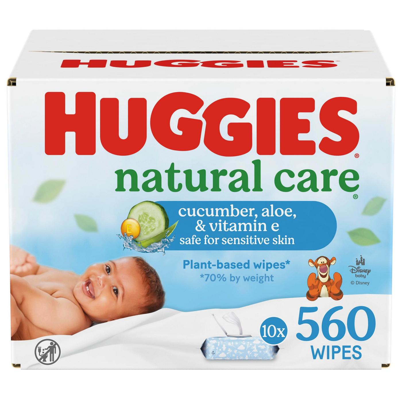 Huggies Baby Wipes - Cucumber, Aloe and Vitamin E Scented; image 1 of 8