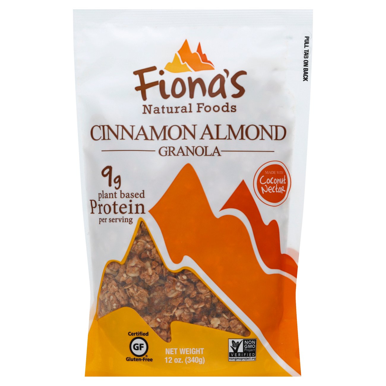 Fionas Natural Foods Gluten Free Cinnamon Almond Granola Shop Granola & Snack Bars at HEB