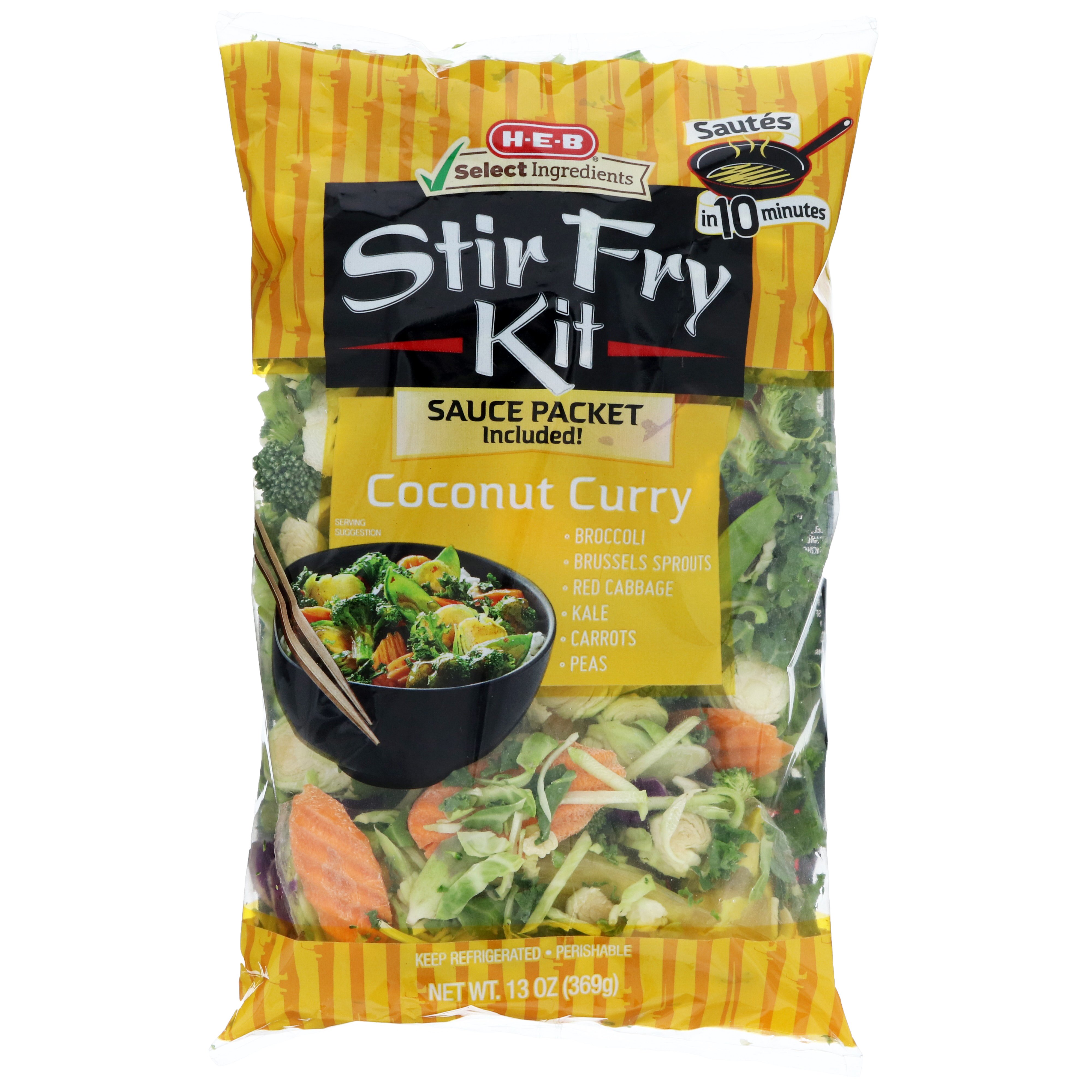 HEB Select Ingredients Coconut Curry Stir Fry Kit Shop Vegetables