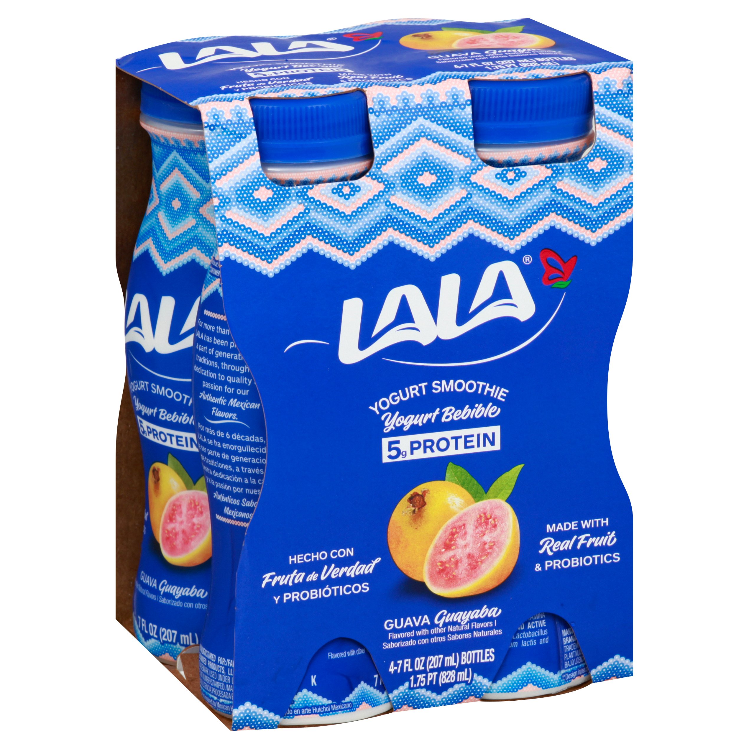 LALA Guava Yogurt Smoothie 7 oz Bottles Shop Yogurt at HEB