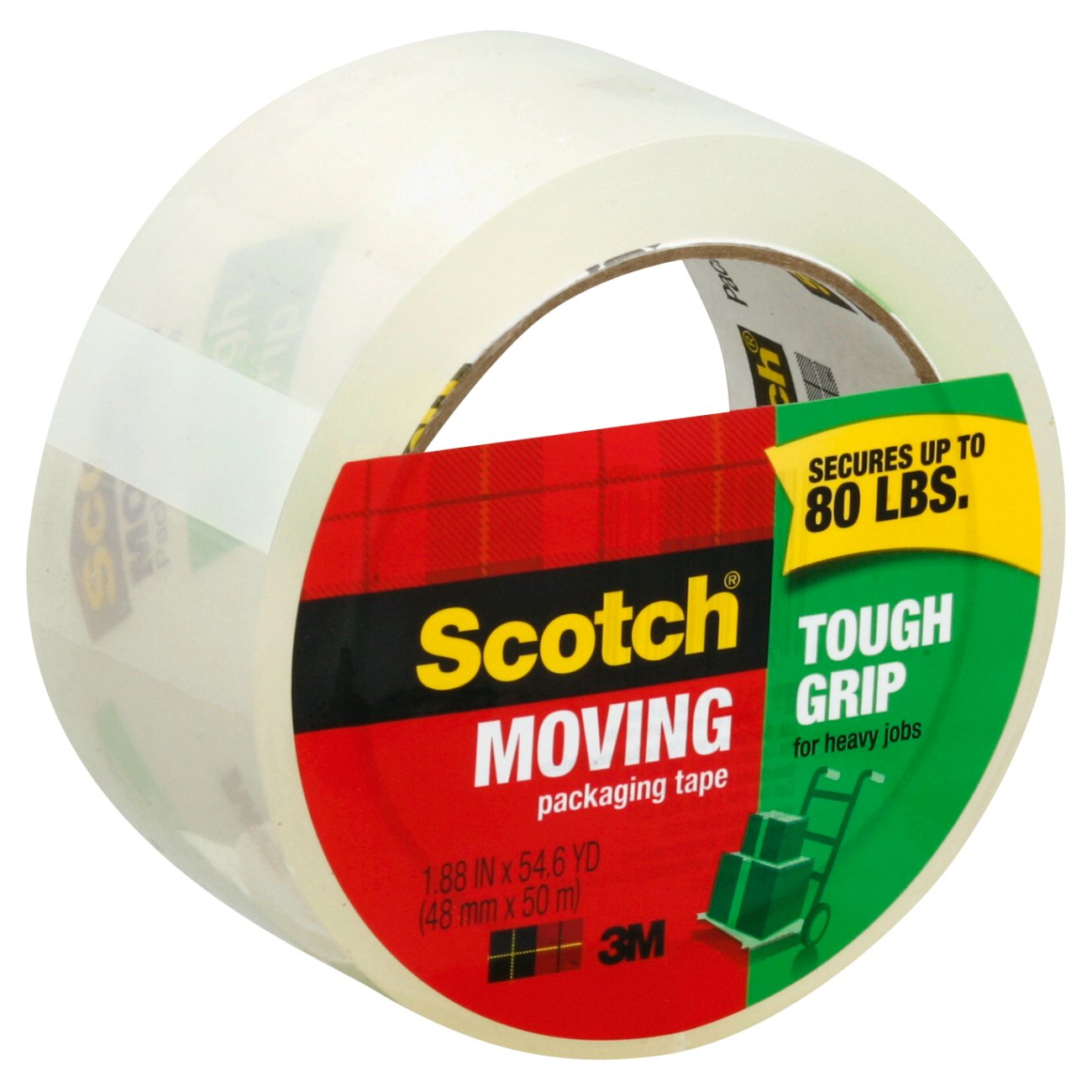 Scotch Tough Grip Moving Packing Tape 54.6 Yards Shop Tape at HEB