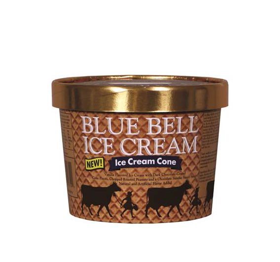 Blue Bell Ice Cream Cone Shop Ice Cream at HEB