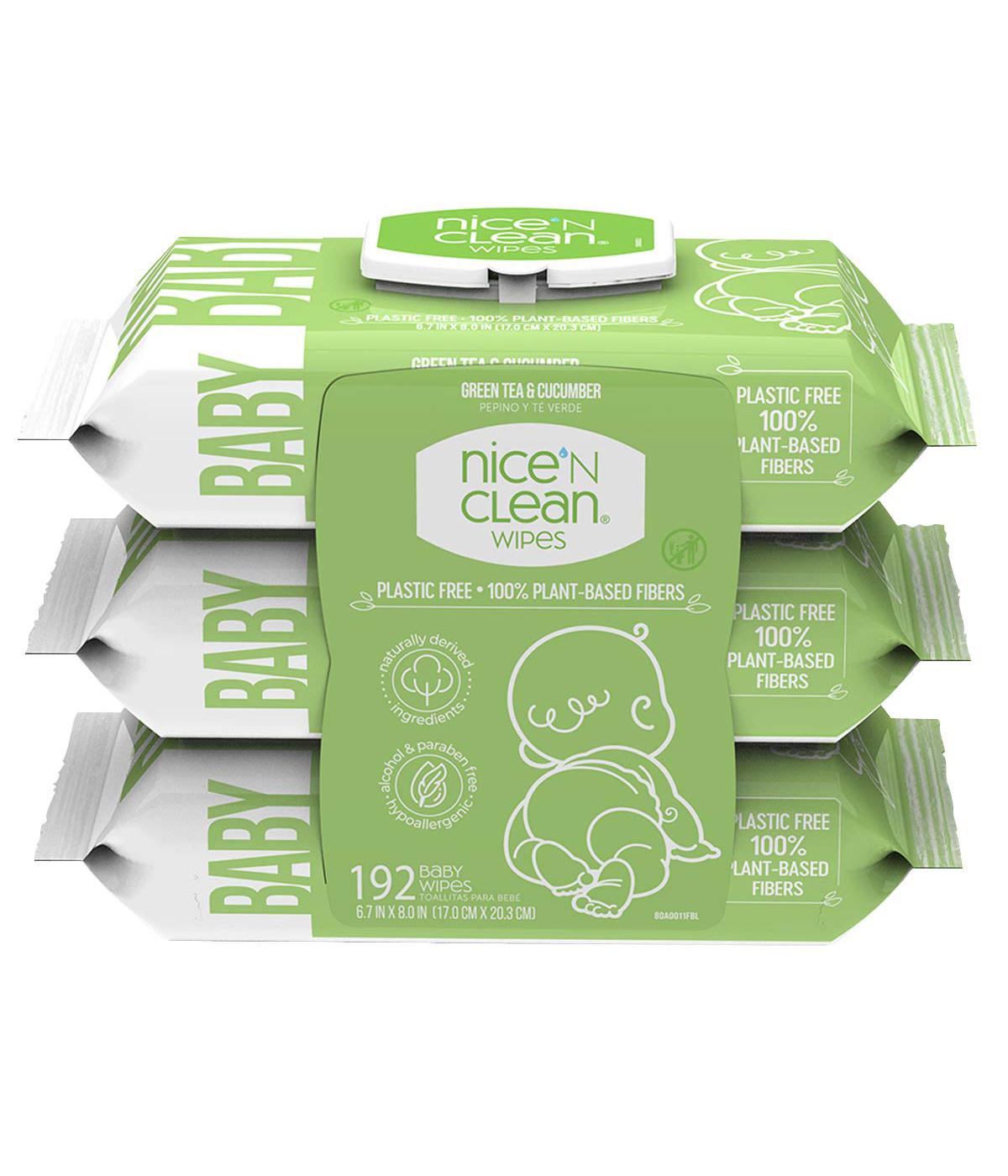Nice 'N Clean Baby Wipes Green Tea Cucumber Pk