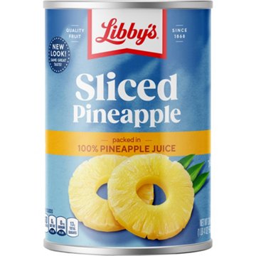 Libby's Sliced Pineapple in Juice, 20 oz
