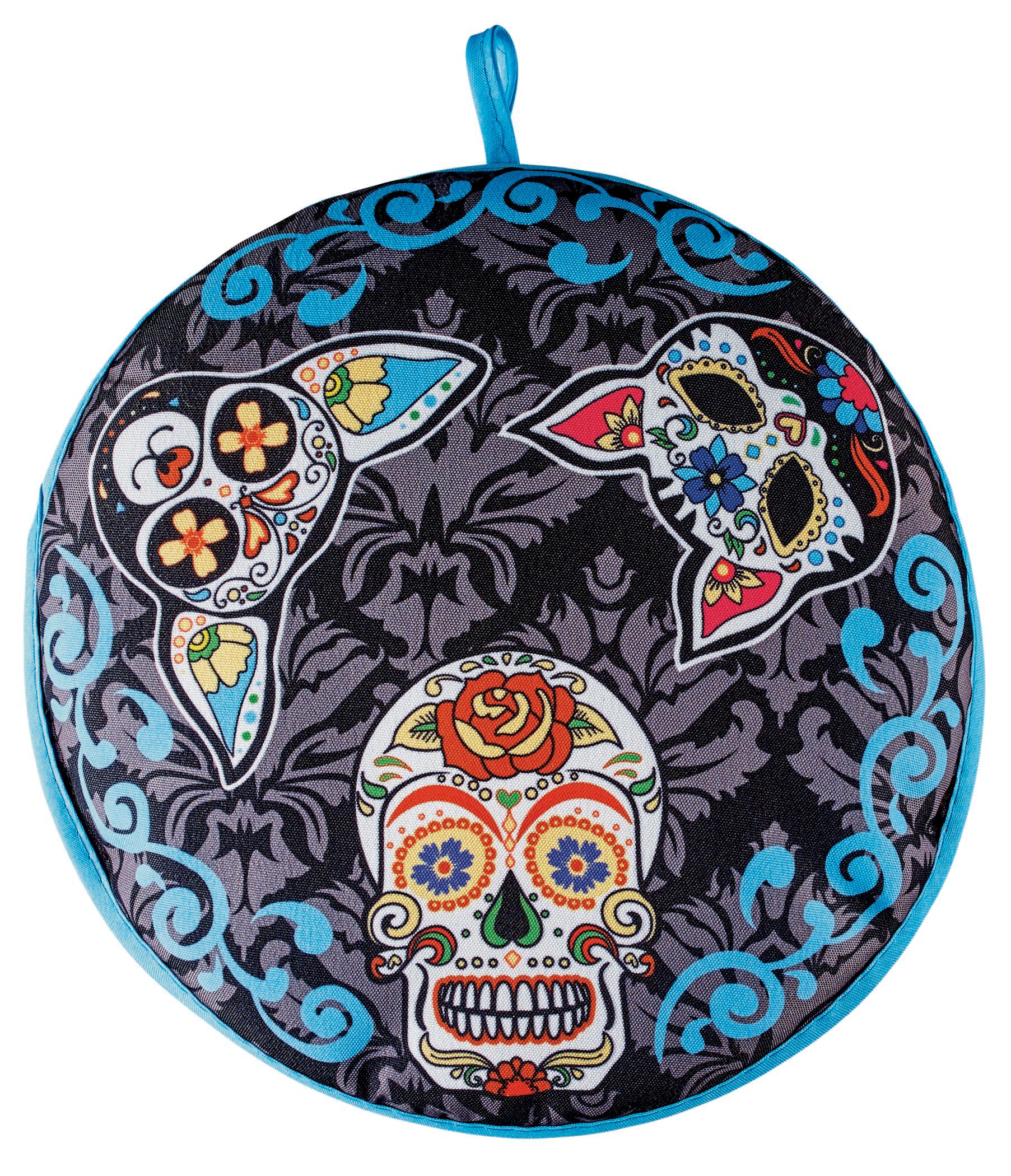 Cocinaware Tortilla Warmer Multi Color Skulls Shop Tortilla Warmers