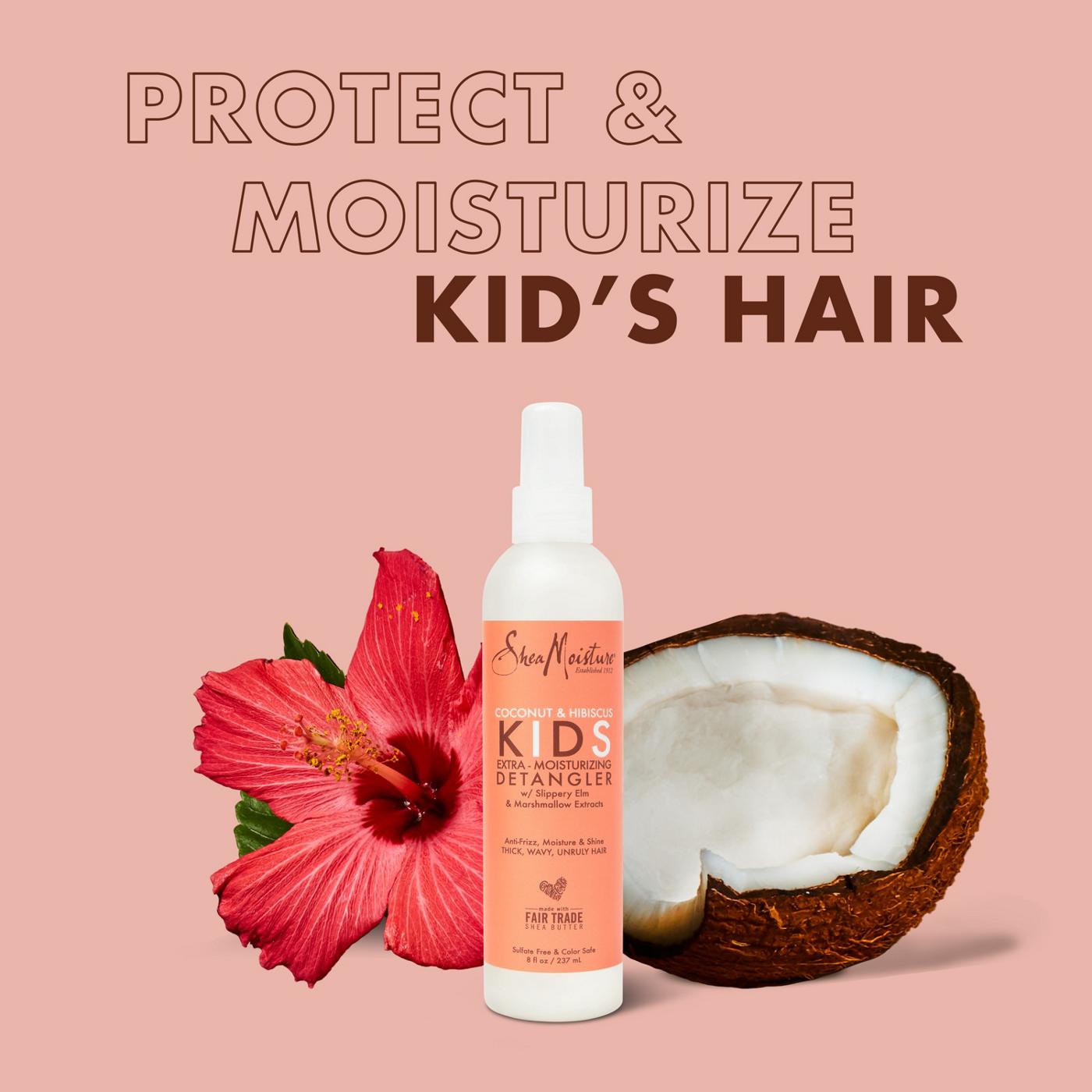 SheaMoisture Kids Extra Moisturizing Detangler - Coconut & Hibiscus; image 8 of 8