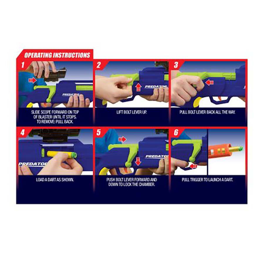 Air Warriors Predator Dart Blaster - Shop Blasters at H-E-B