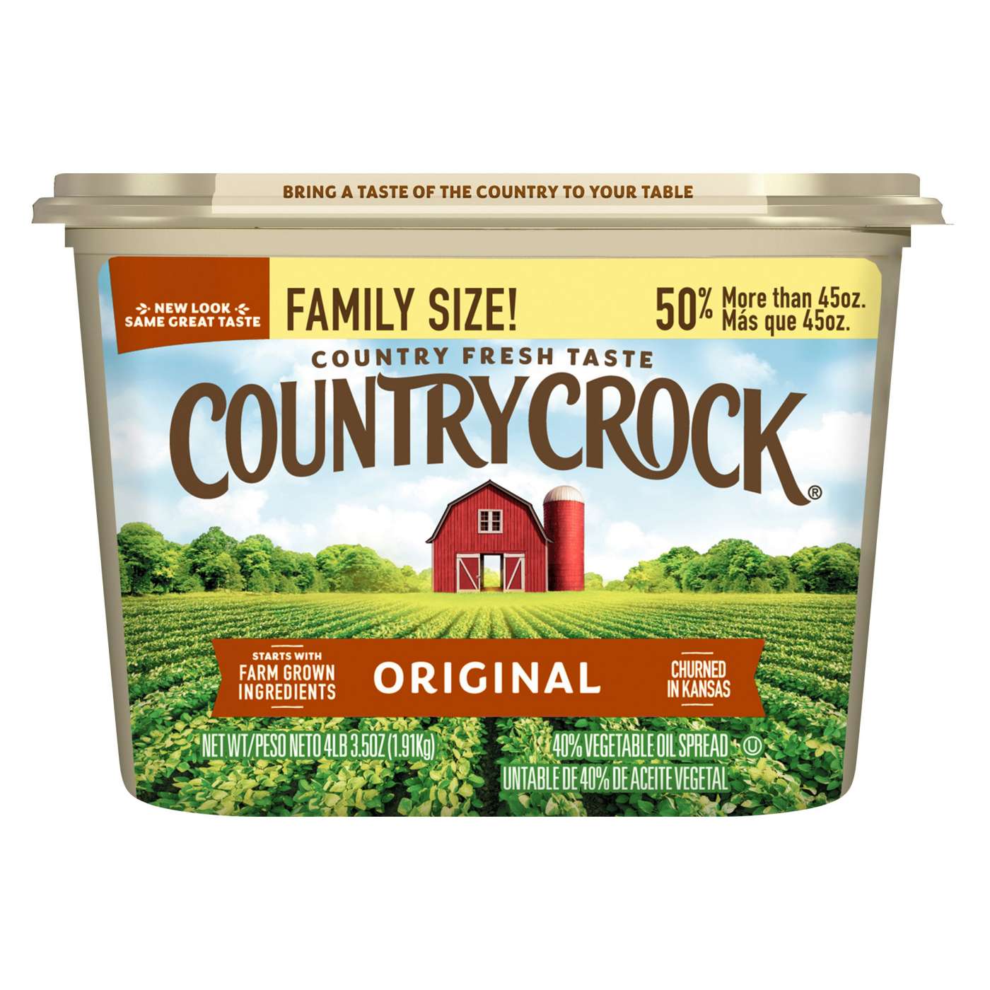 Country Crock Original Vegetable Oil Spread; image 1 of 8