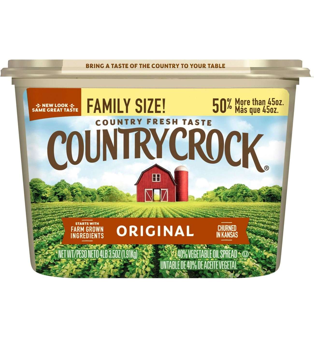 Country Crock Original Vegetable Oil Spread; image 1 of 7
