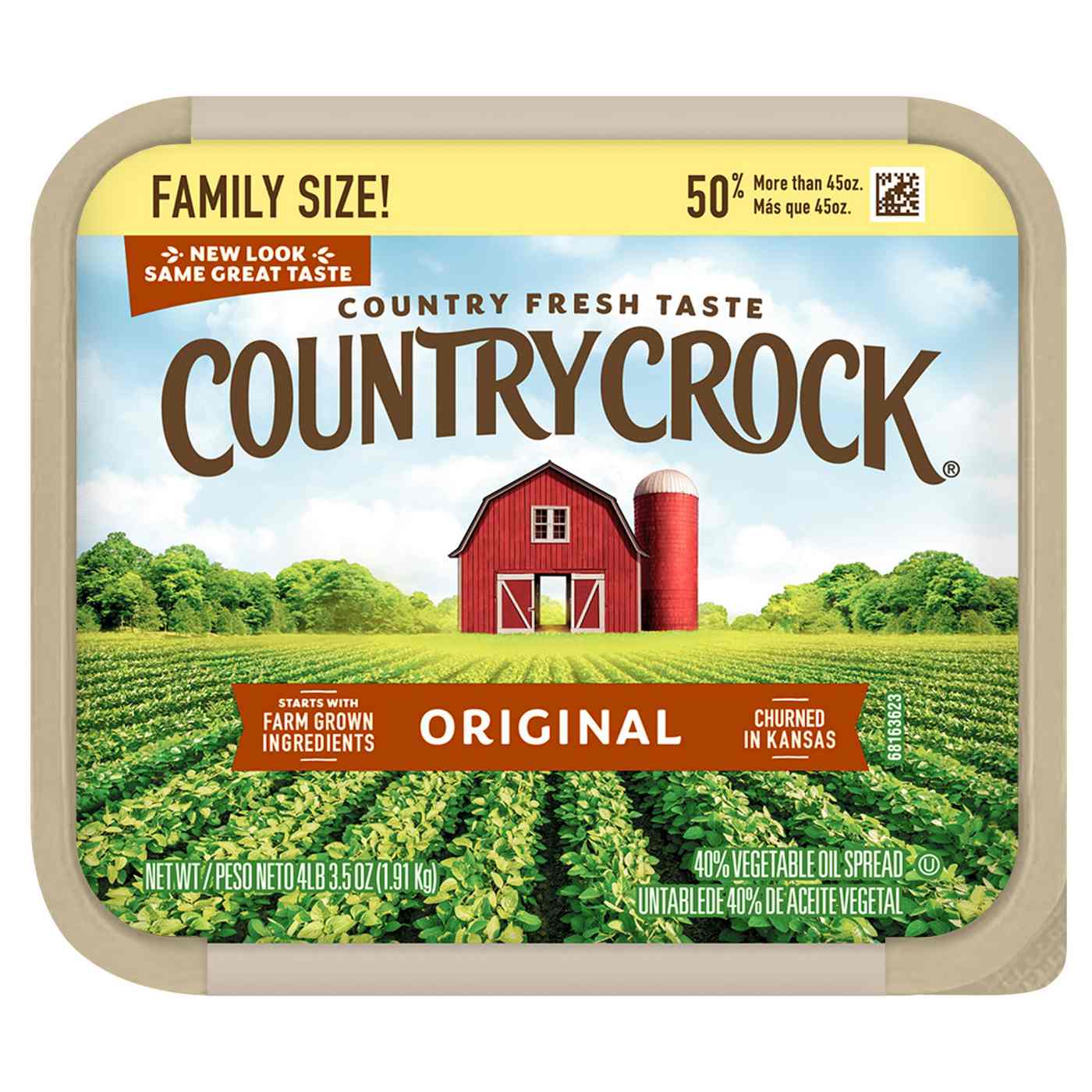 Country Crock Original Vegetable Oil Spread; image 2 of 8