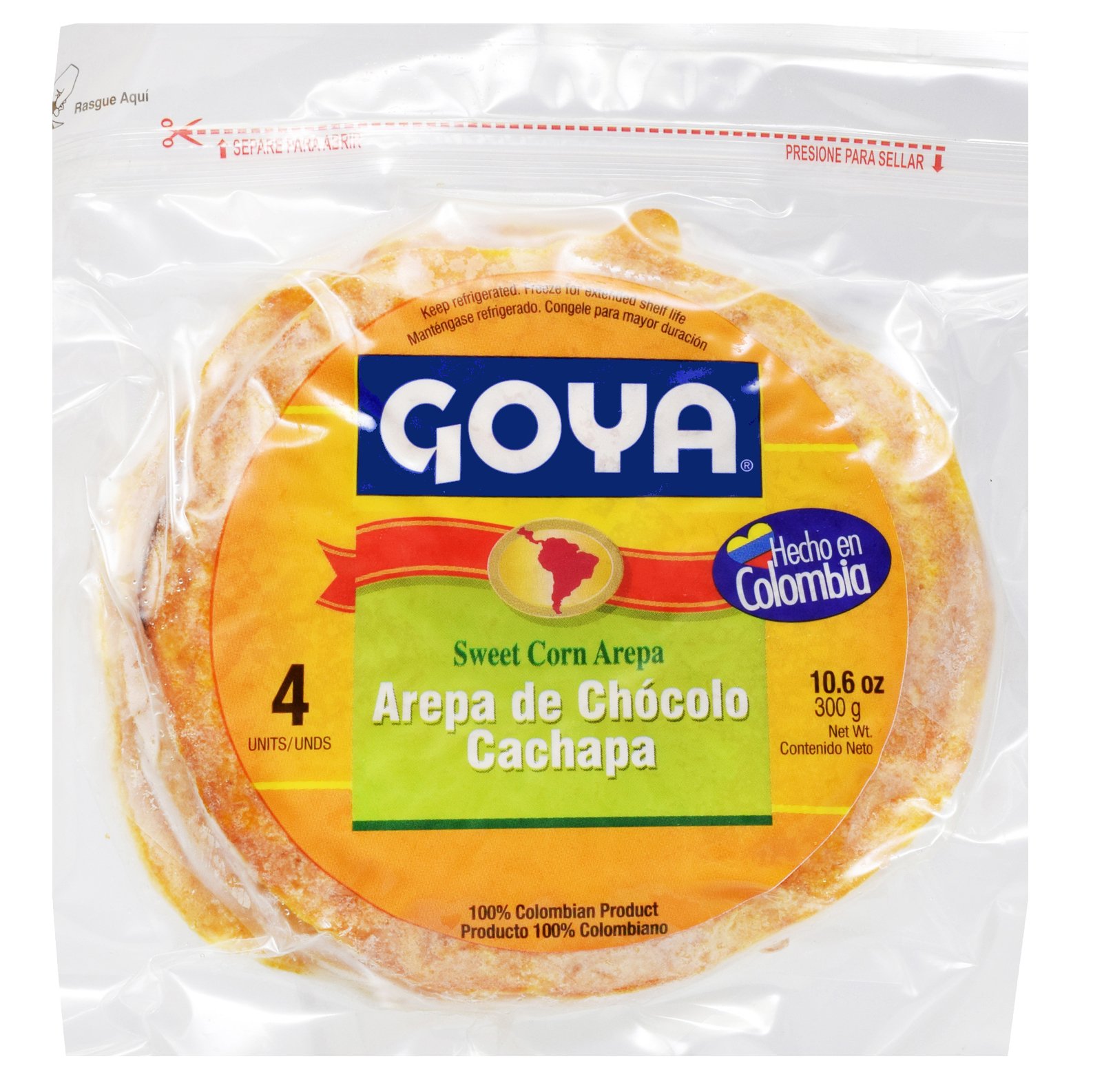 Goya Arepa de Chocolo Cachapa, 4 ct | Low Prices & Quality