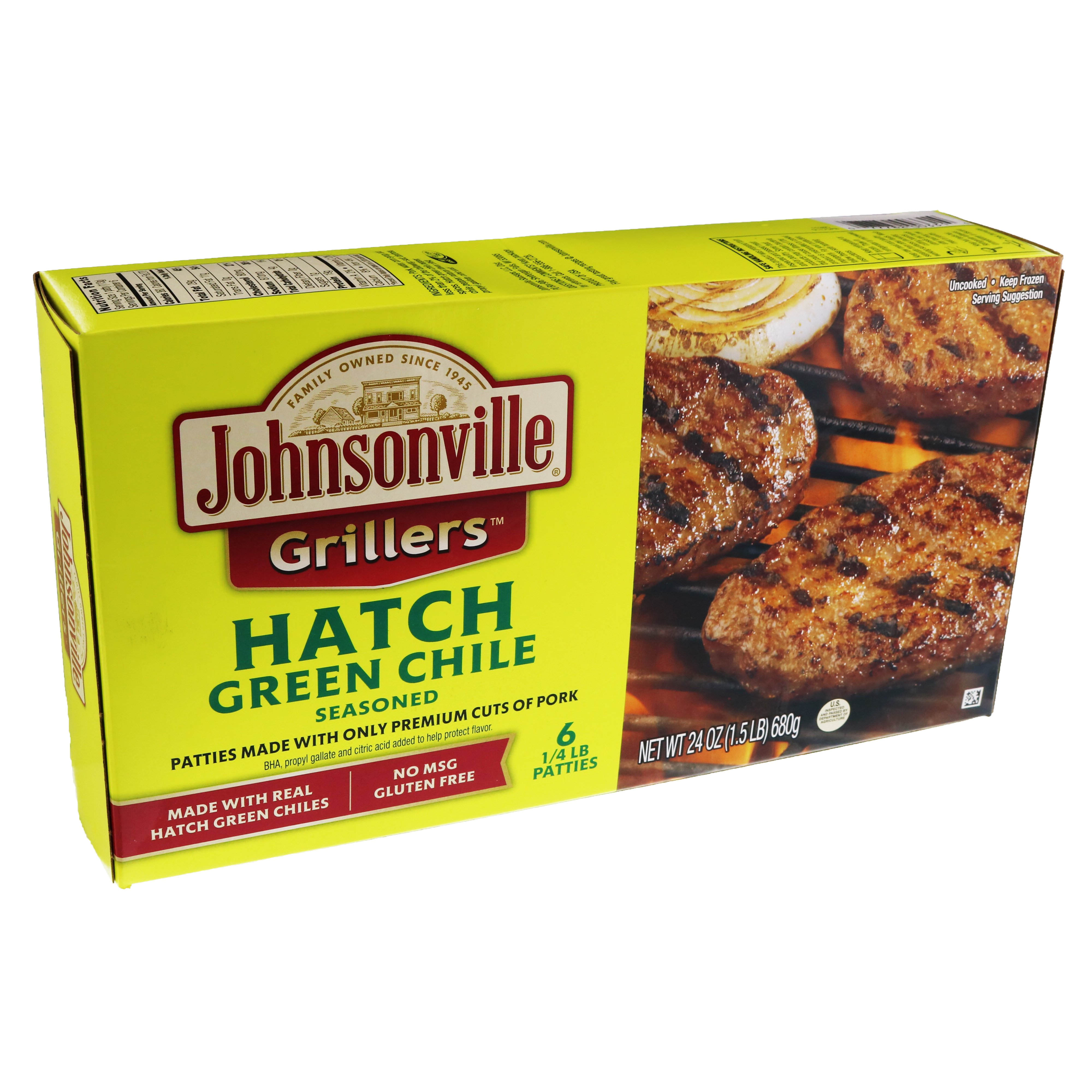 Johnsonville Grillers Hatch Green Chili Shop Pork at HEB
