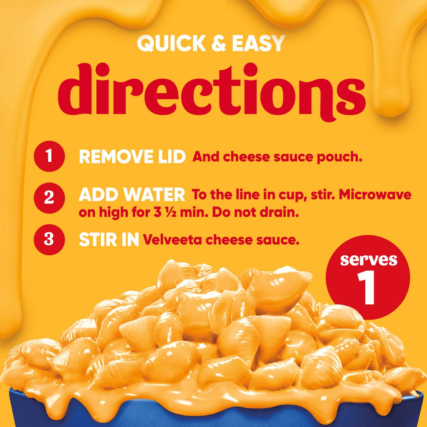 Kraft Original Big Bowl Macaroni & Cheese - Shop Pantry Meals at H-E-B