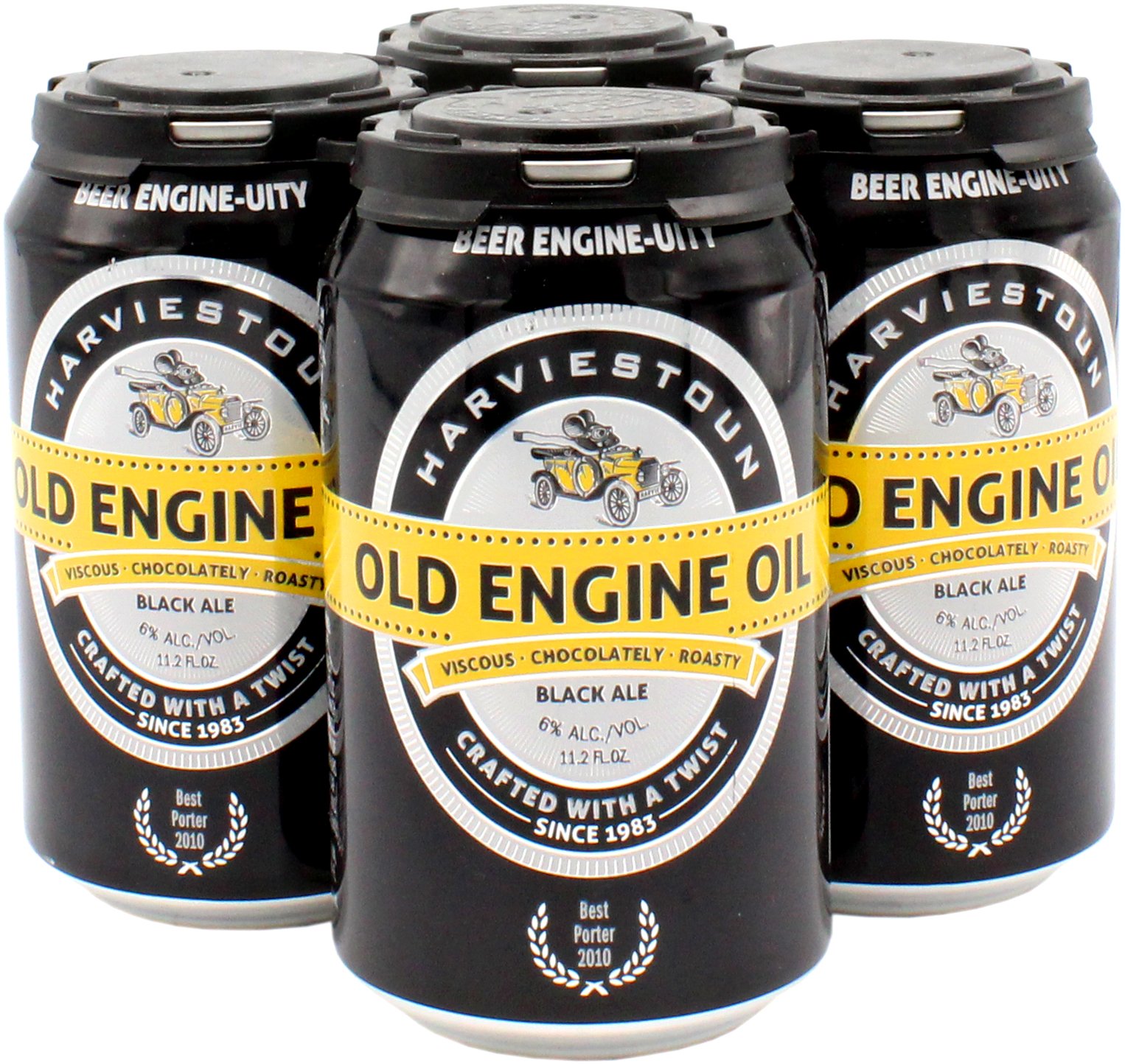 Hariestoun Old Engine Oil Black Ale Beer 11 oz Cans Shop Beer & Wine
