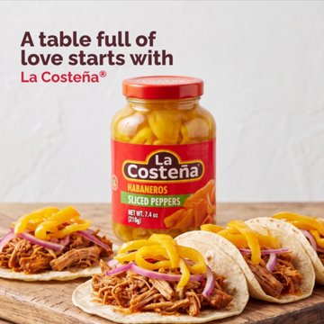 La Costena Sliced Pickled Habanero Peppers, 7.4 oz