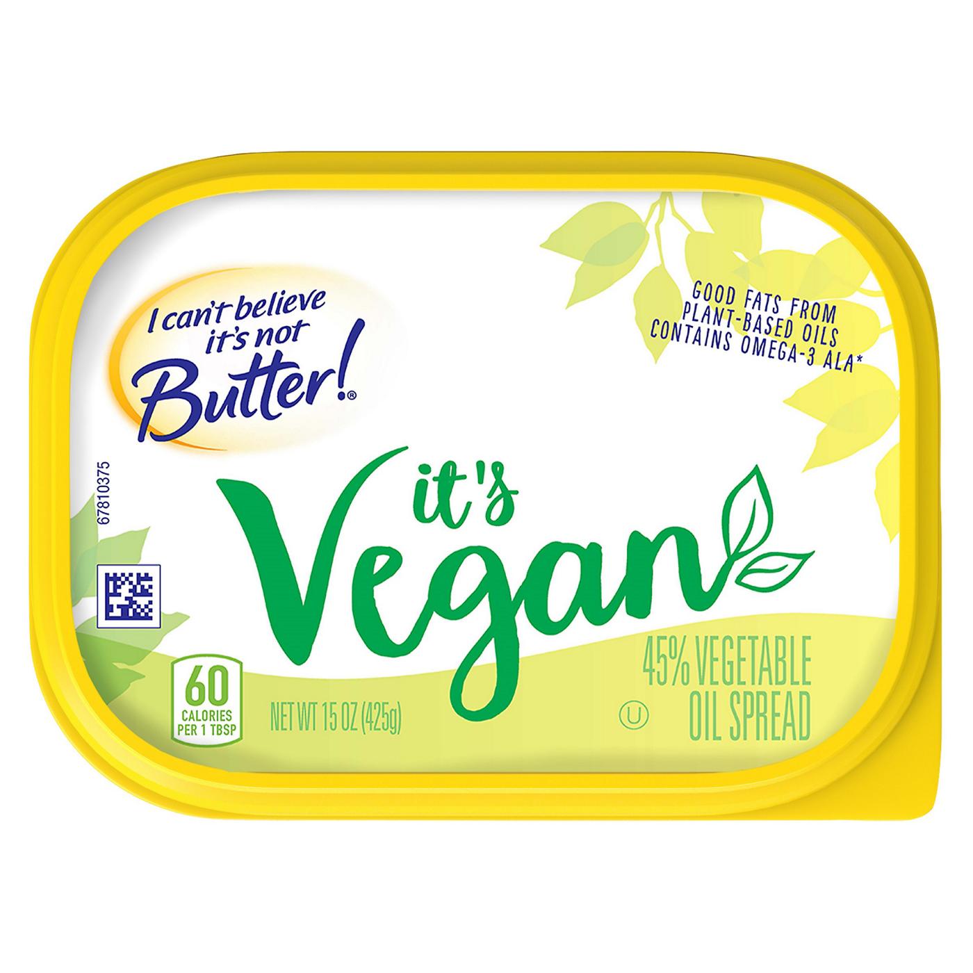 I Can't Believe It's Not Butter! Vegan Spread; image 8 of 9