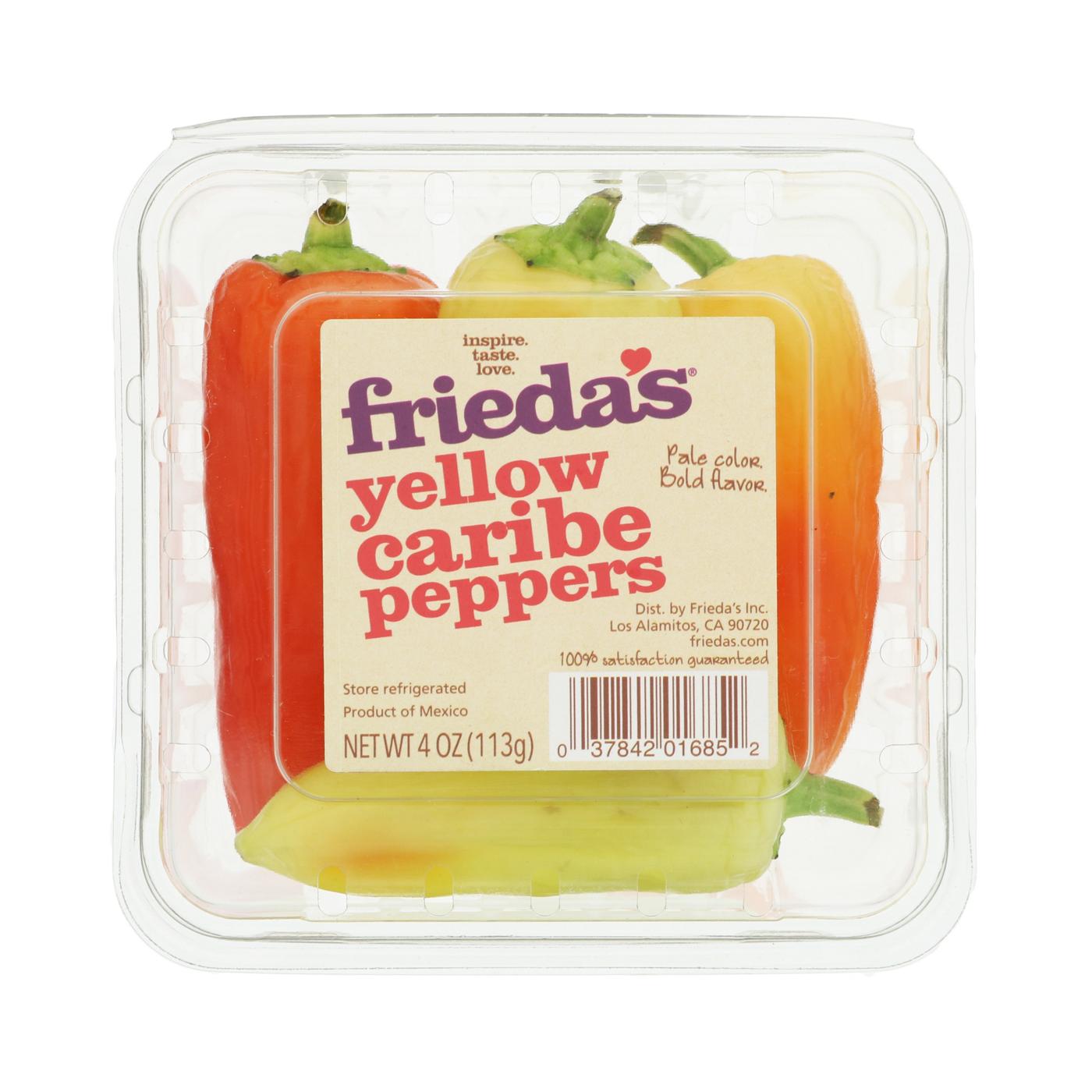 Frieda's Yellow Caribe Peppers; image 1 of 2