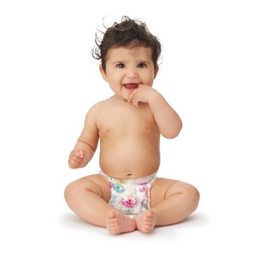 The Honest Company Clean Conscious Diapers, Tutu Cute + Rose Blossom Print - Size 2