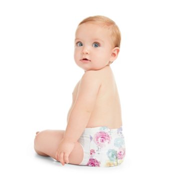 The Honest Company Clean Conscious Diapers, Tutu Cute + Rose Blossom Print - Size 2