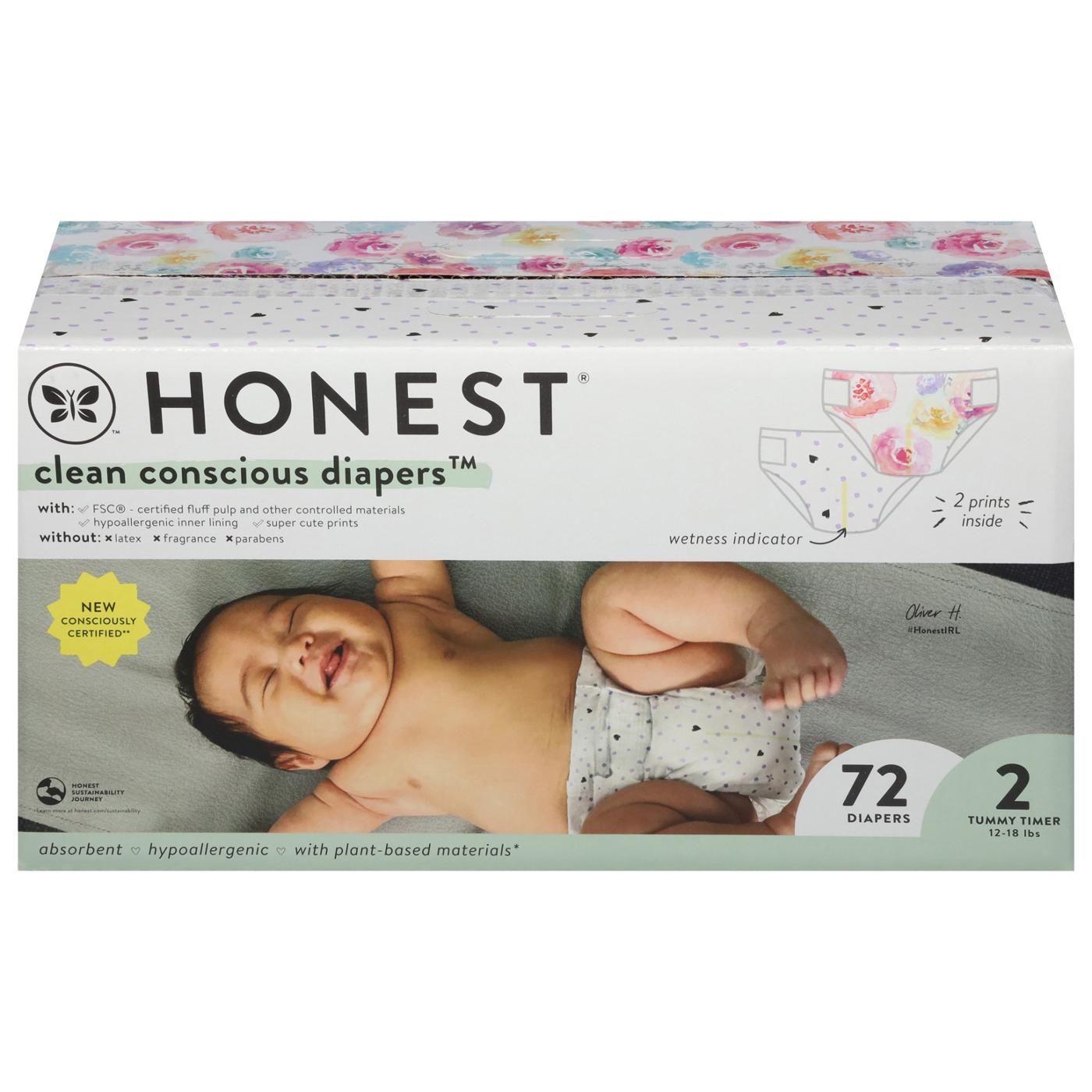 The Honest Company Clean Conscious Diapers Club Box - Size 2, 2 Print Pack  - Shop Diapers at H-E-B