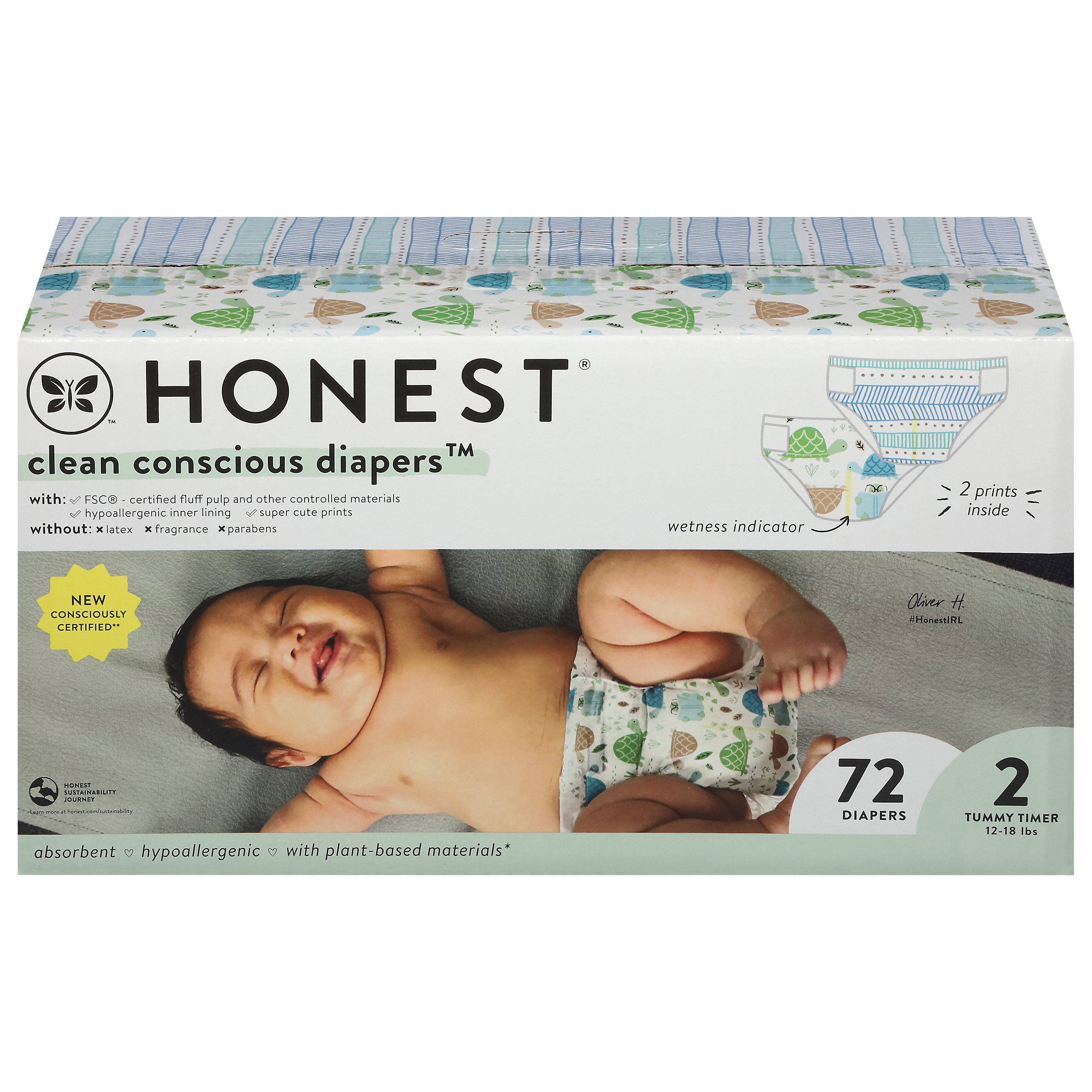 Honest co store diapers size 2