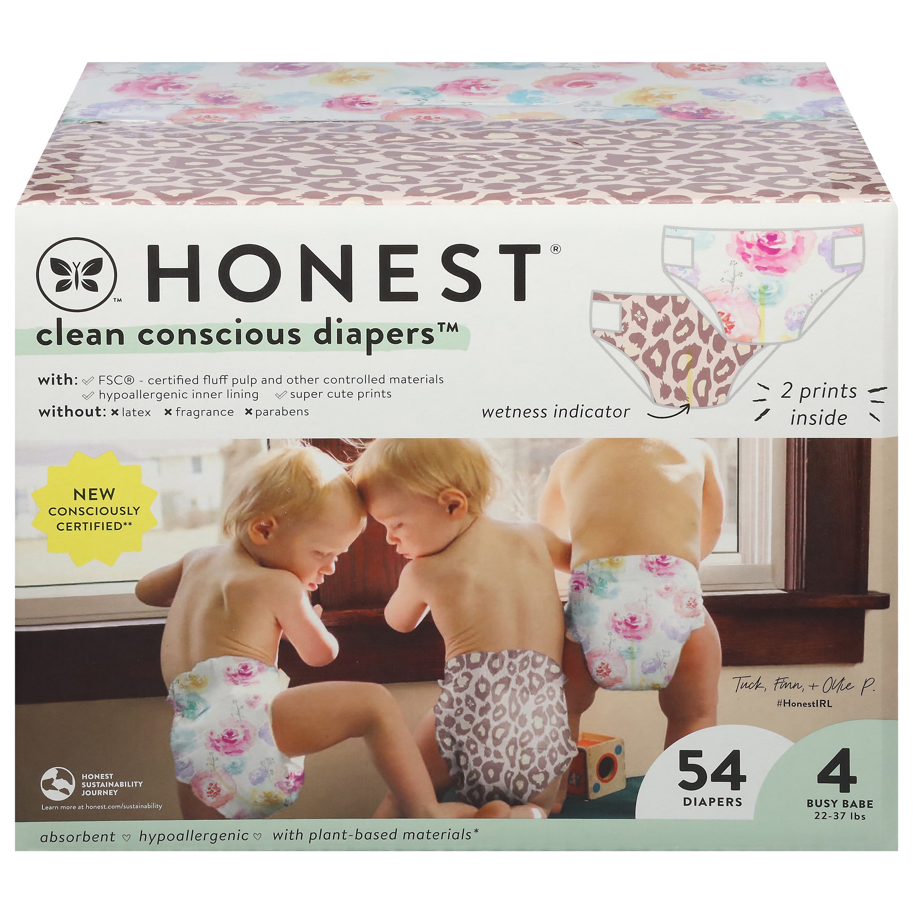 The Honest Company Clean Conscious Diapers Size 4