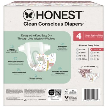 The Honest Company Clean Conscious Diapers - Size 4