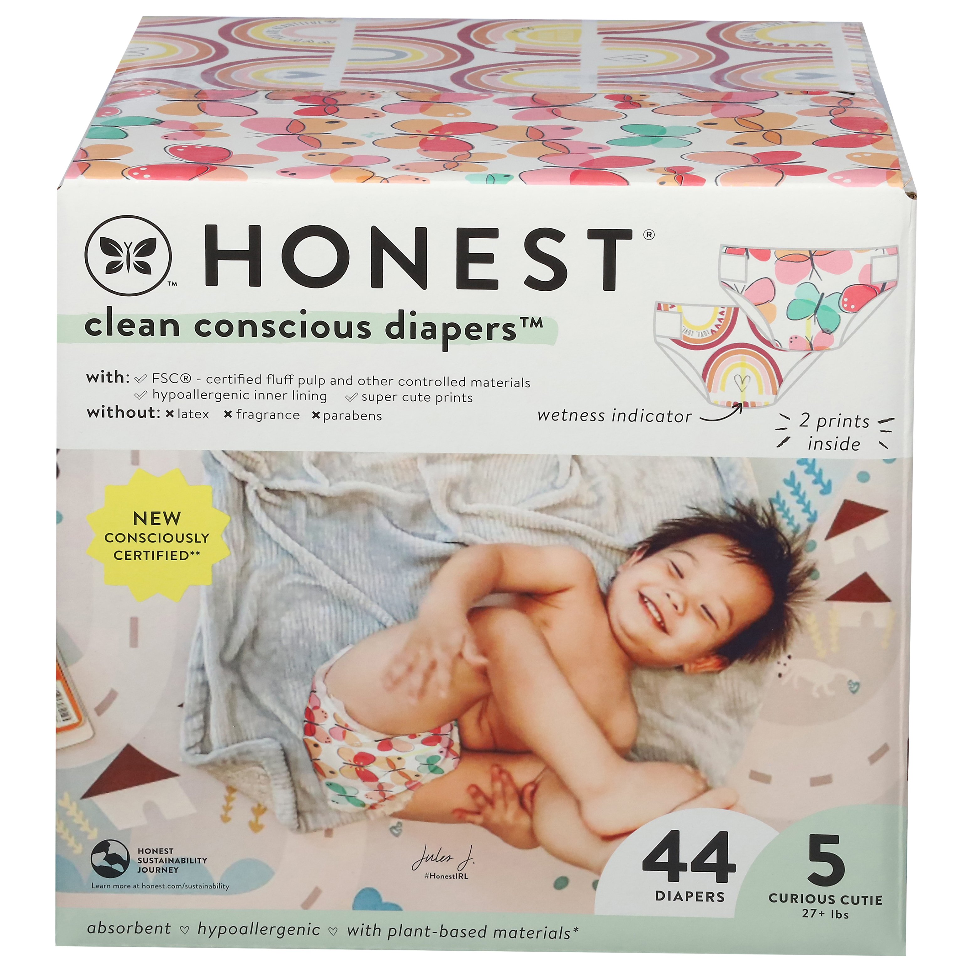 honest diapers rose blossom